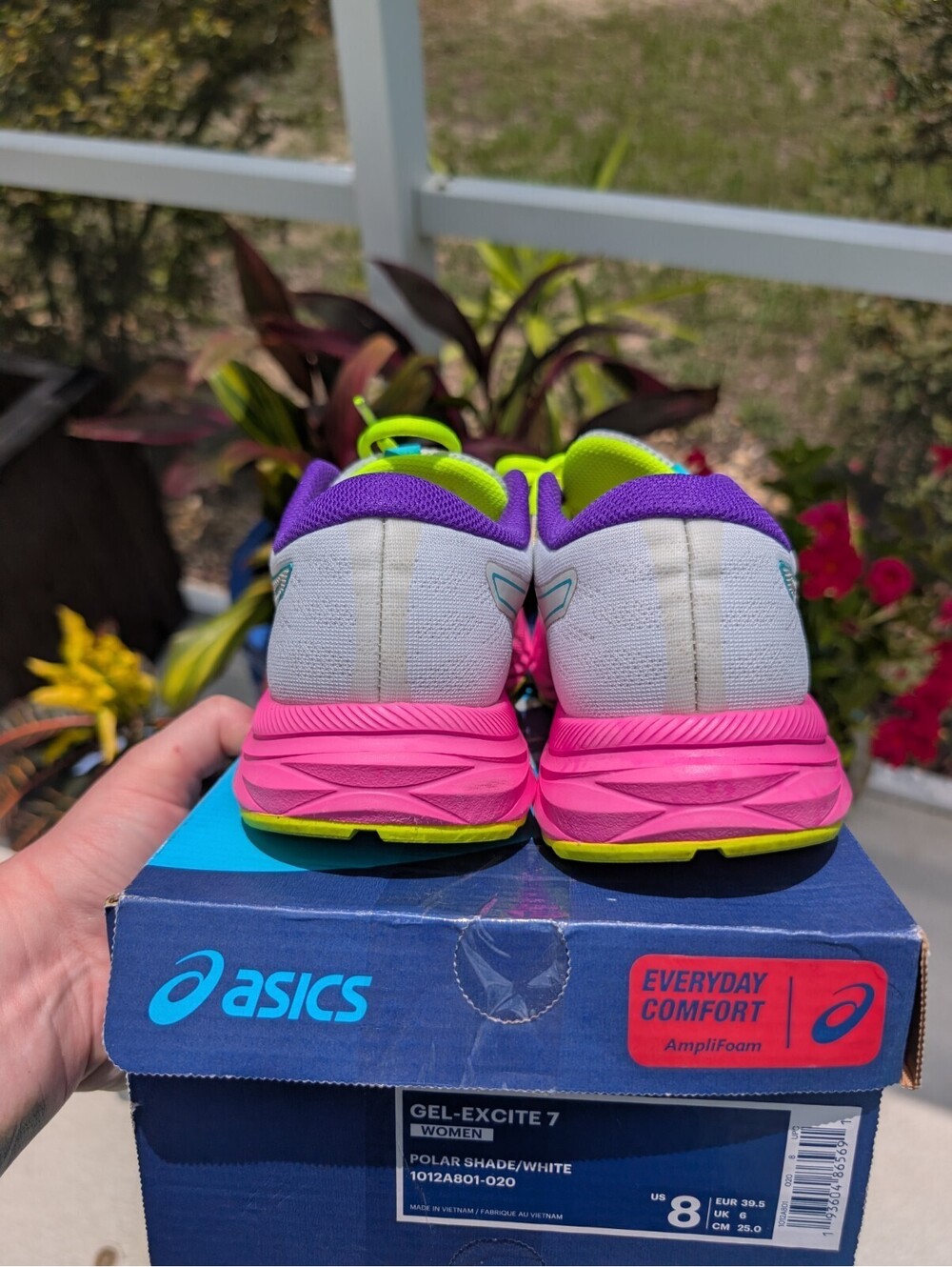ASICS GEL Excite 7 Womens Size 8 Athletic Running Shoes Sneakers Comfort Walking - Picture 8 of 10